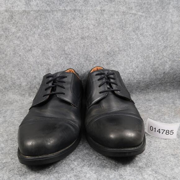 Florsheim Shoes Mens 10 Derby Dress Oxford Leather Black Cap Toe Work Formal main image 16